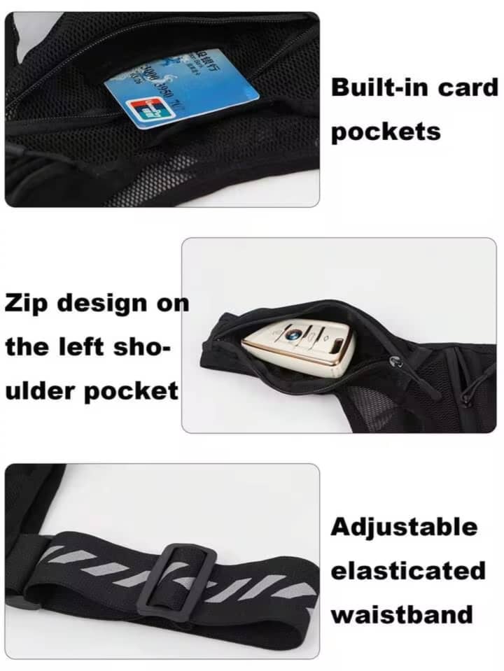 Gilet de Sport (Courez en toute liberté, gardez l'essentiel à portée de main !)